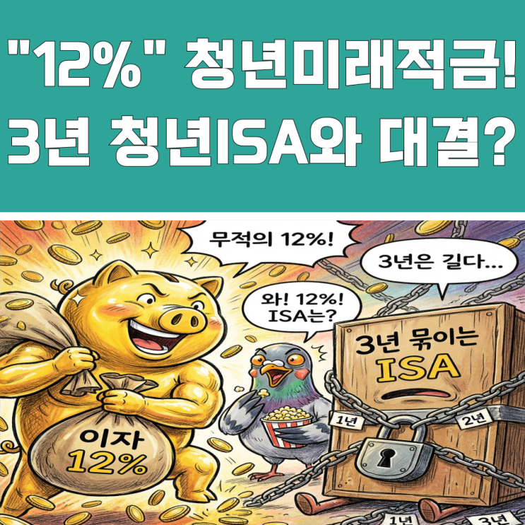  "이자 12%" 청년미래적금 뜬다, 3년 묶이는 ISA와 비교해보니