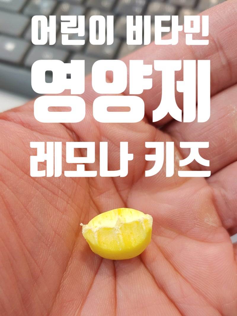 친구 엄마 추천으로 구매한 5세 6세 어린이 비타민 영양제 경남제약 레모나 키즈!!