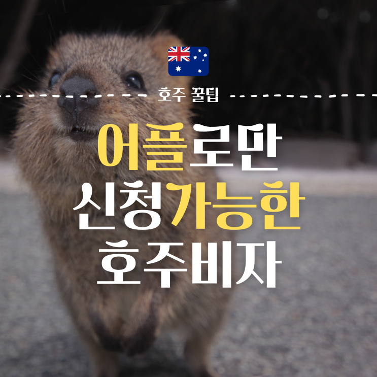  호주 ETA 비자 신청하는 방법 및 준비물 | 웹으로는 신청 불가