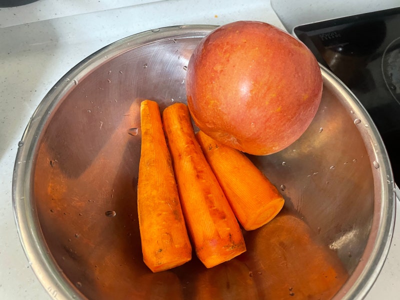 사과당근주스 효능 제대로 챙기는 법, 제주 구좌 당근으로 더 맛있게