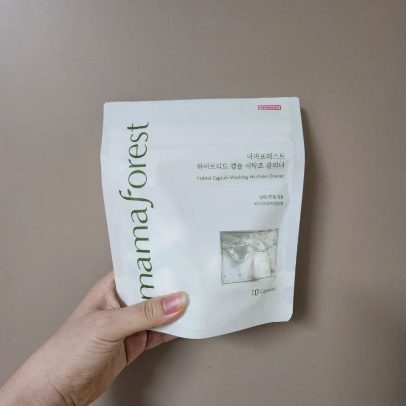 세탁조 청소 방법 마마포레스트 하이브리드 캡슐 세탁조 클리너 사용 후기