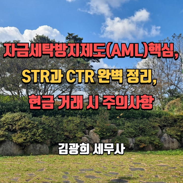  자금세탁방지제도(AML)의 핵심, STR과 CTR 완벽 정리, 현금 거래 시 주의사항