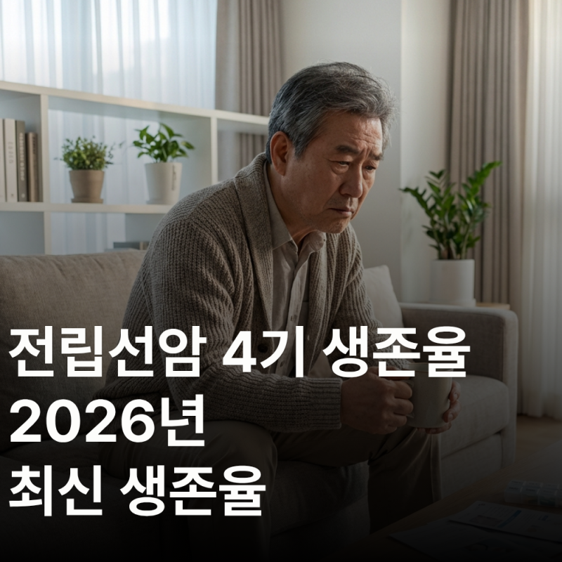 전립선암 4기 생존율, 말기 환자 절반이 웃는 이유