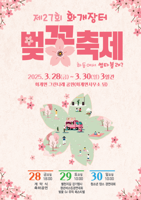  2026 하동 벚꽃축제 총정리, 일정·주차·화개 십리벚꽃길 코스까지 한눈에