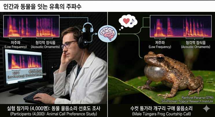  개구리 울음소리에 설레는 이유? 인간과 동물을 잇는 유혹의 주파수
