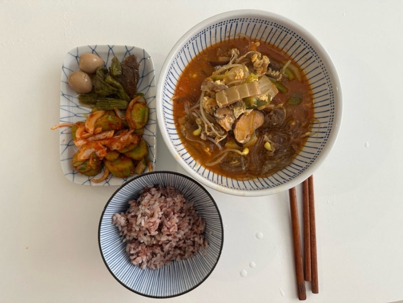 [우삼겹 차돌육개장레시피] 20분컷 소고기육개장 맛은 2시간짜리  쉽고 맛있게 간편레시피