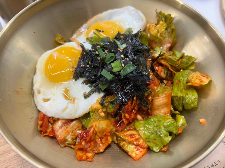  봄동유행으로 등장한 행복은간장밥 신메뉴 <진도봄동비빔밥> 가격, 변경정보 후기