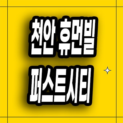  천안 부성지구 미분양아파트 부대동 휴먼빌 퍼스트시티 잔여세대