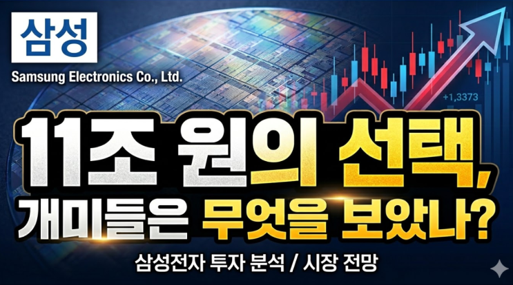  "삼성전자, 저만 사고 있는 거 아니죠? 11조 원 몰린 현장 생중계"