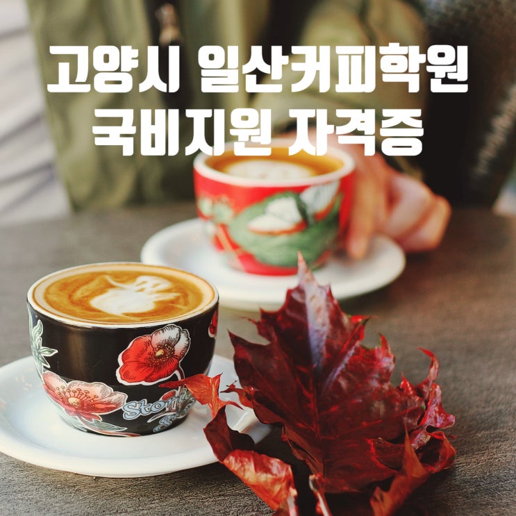  고양시 일산커피학원에서 국비지원으로 바리스타자격증 준비하자