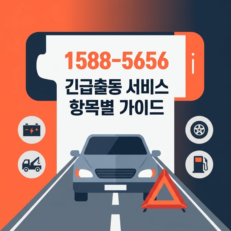 현대해상 다이렉트 긴급출동 서비스 항목별 이용 가이드
