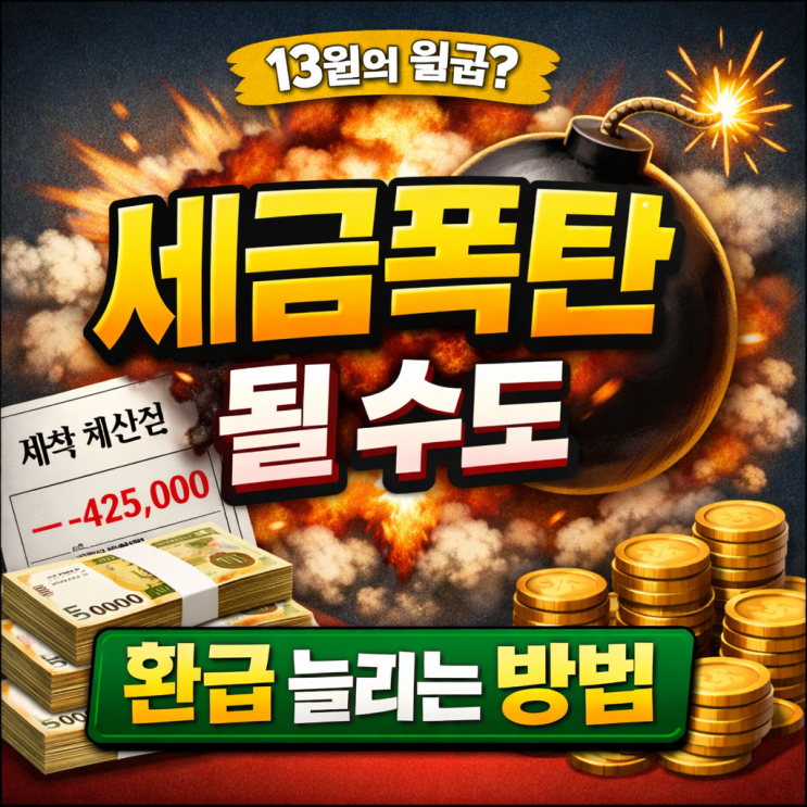  연말정산 환급 많이 받는 방법, 왜 나는 항상 적을까요?