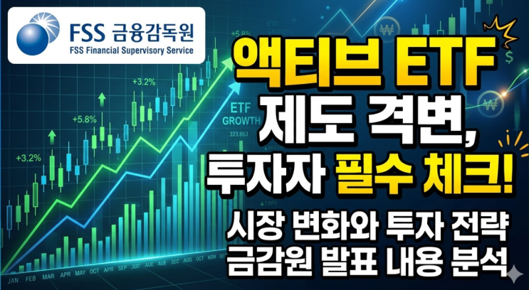  금감원 액티브 ETF 제도 개선, 내 종목 미리 털리나? 불투명 ETF 도입 총정리