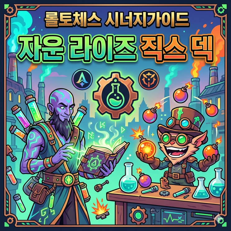 롤토체스 시너지가이드 : 자운 라이즈 직스 덱