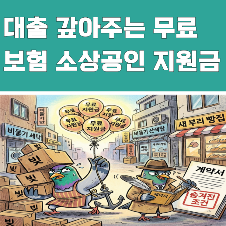  "대출 갚아주는 무료보험" 소상공인 지원금, 숨겨진 조건은