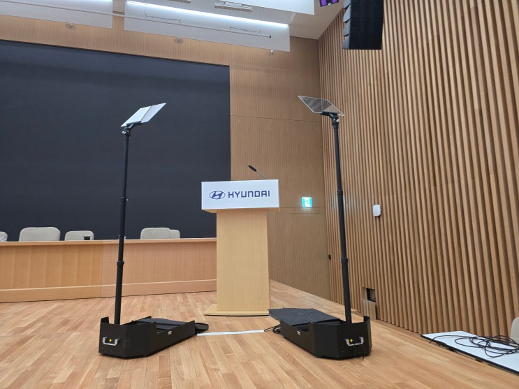  프롬프터 대본 스크립트 VIP 모니터 렌탈 설치 운영 업체
