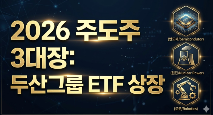  개별주 고민 끝? 두산그룹 ETF 하나로 로봇·원전·반도체 싹쓸이하기