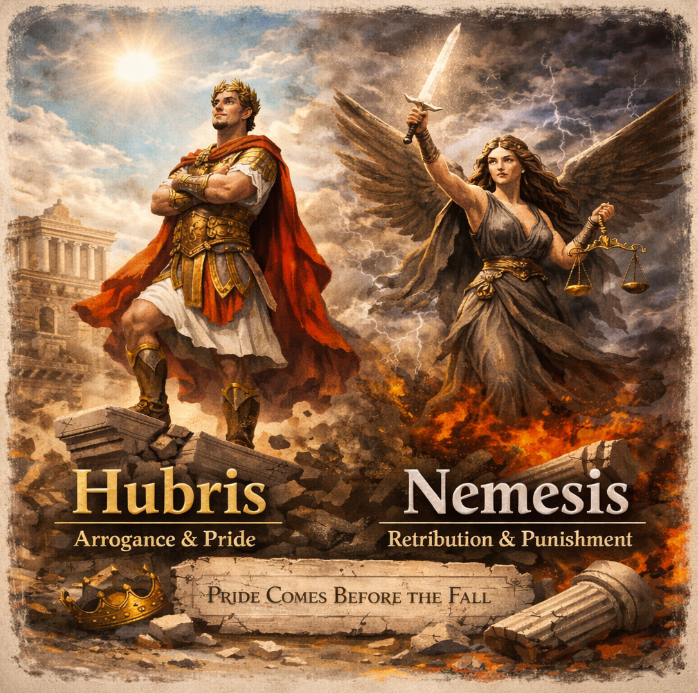 휴브리스(hubris)와 네메시스(nemesis)의 뜻과 유래; 오만과 천벌
