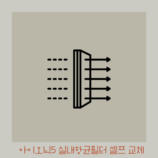 아이오닉5 에어컨 필터 교체하기 (교환 방법)