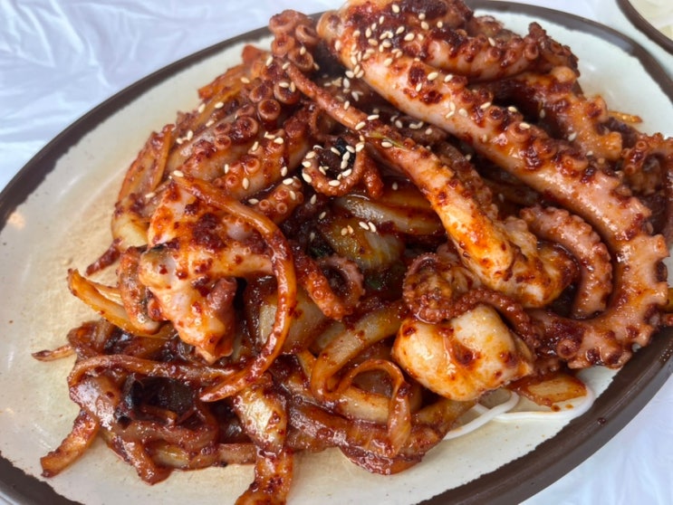  대전 관평동 점심 맛집 추천! 시골길 관평점 낙지볶음 아이와 먹어본 후기