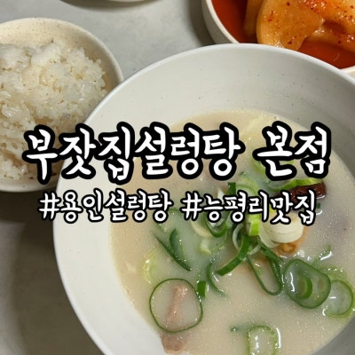 설렁탕 국물이 진하고 맛있는 용인맛집 부잣집설렁탕 포장해본 후기
