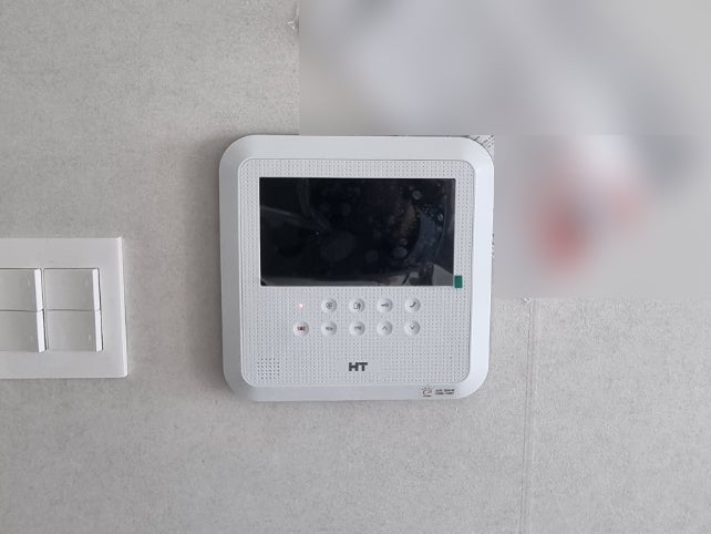  은평구 구산동 갈현e편한세상2단지 현대통신 비디오폰 HAS-R2071 설치
