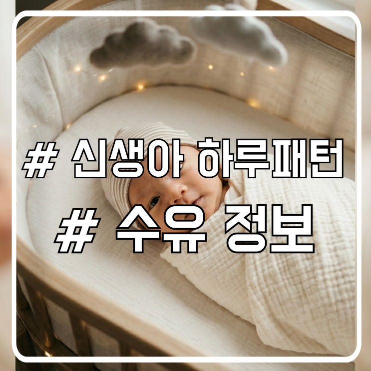  신생아 하루 루틴｜수유 간격과 수면패턴 정리 그리고 백일의 기적