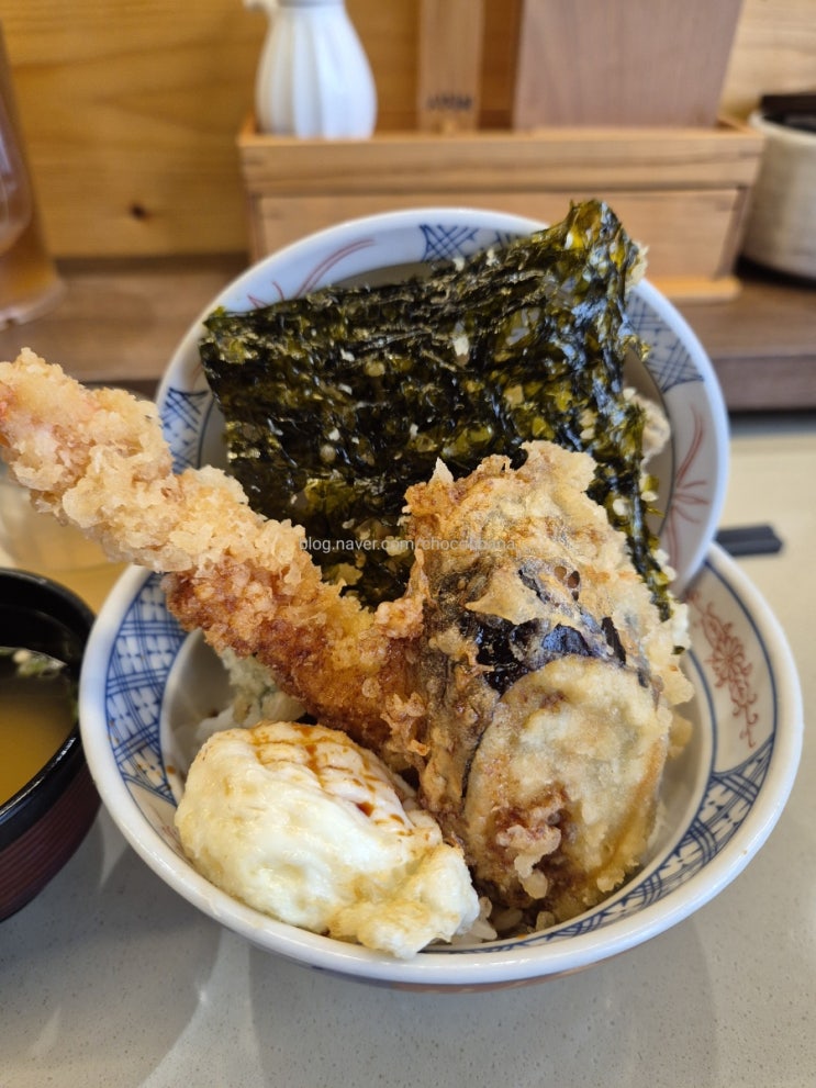  온센 강남점 텐동 바삭한 튀김에 밥 한 끼