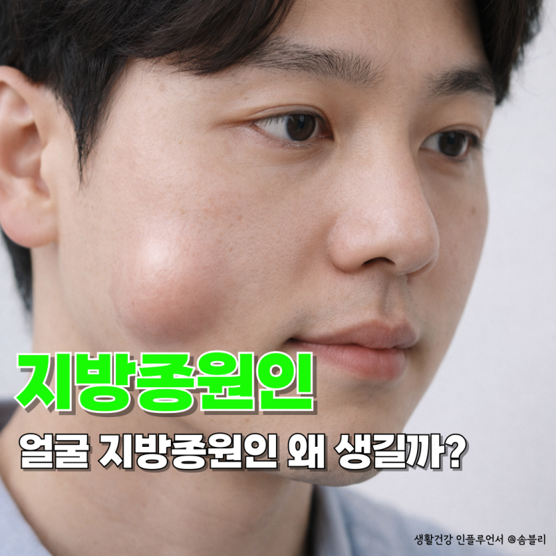 얼굴 지방종원인 계속 커지는 이유? 결국 지방종제거까지 가는 과정