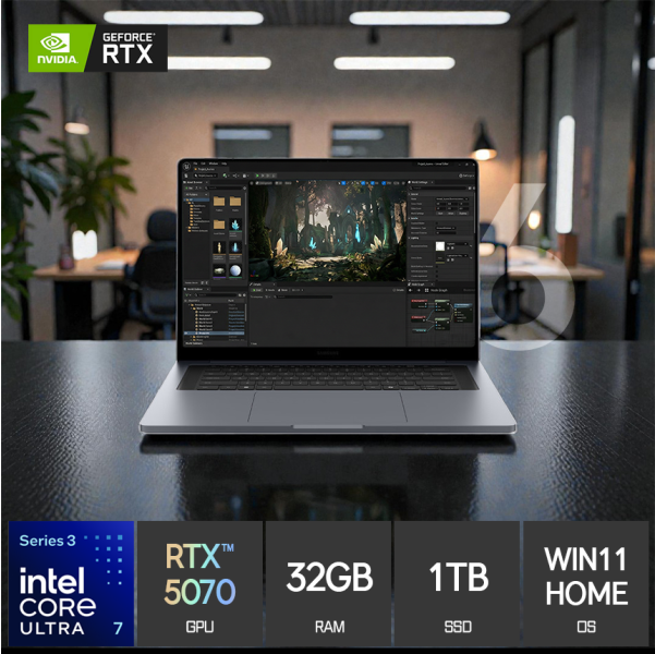 급이 다른 AI 노트북 | 삼성 갤럭시북6 울트라 NT960UJH-XD72Y | SSD 1TB · 32GB RAM · RTX5070 · 울트라7 ....