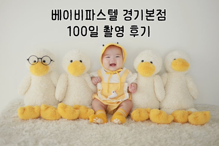  베이비파스텔 용인 경기본점 100일 컨셉 및 촬영후기