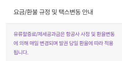 하나투어 땡처리 항공권 발권 후기