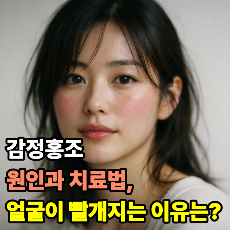 감정홍조 원인과 치료법, 얼굴이 빨개지는 이유는?