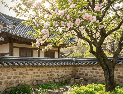  모과나무 꽃말과 꽃피는 시기, 개화 시기, 국내 추천 명소