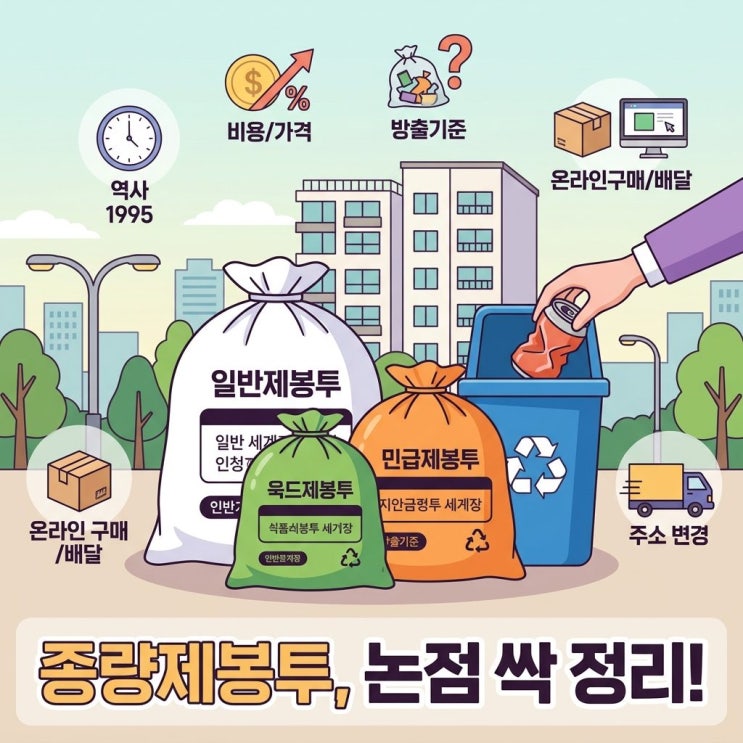 종량제봉투 품절 이유부터 대처법까지 정리해봤어요
