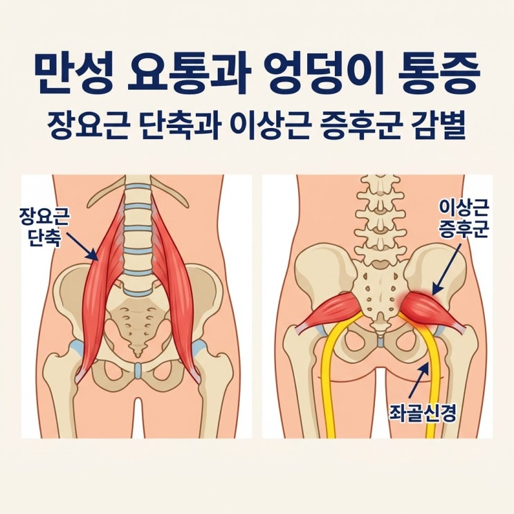  만성 요통의 숨은 주범 장요근 단축, 이상근 증후군과 신경차단술 한계