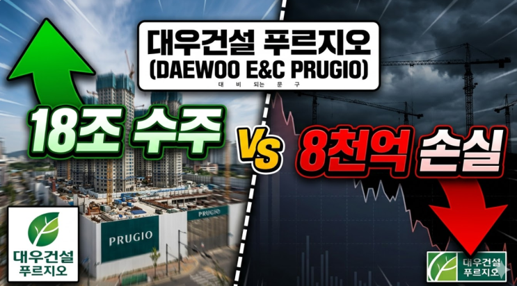  8154억 영업손실에도 '18조' 외친 대우건설, 지금 사도 괜찮을까?