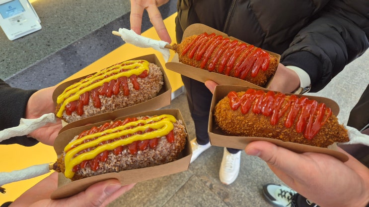  양평 말고 안성에도? 안성휴게소 상행 서울방향 특별한 간식! [두물머리 연핫도그]