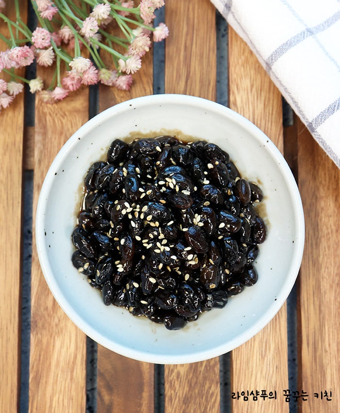 검은 콩자반 만드는법 검정 콩조림 황금 레시피 콩장 조림