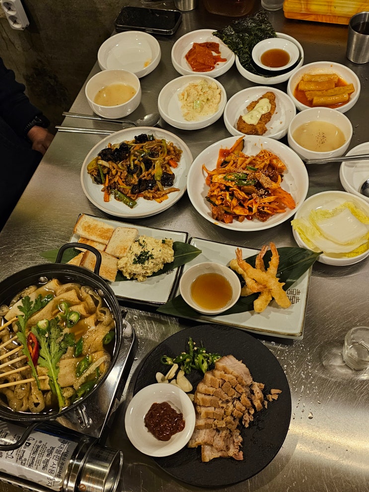  제주시청 술집 '품앗이' 이모카세 가성비 안주 천국 아이스박스에 술가득!
