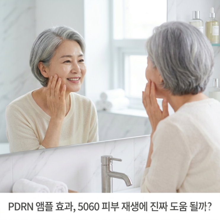  PDRN 앰플 효과, 5060 피부 재생에 진짜 도움 될까? 부작용과 고르는 법 총정리