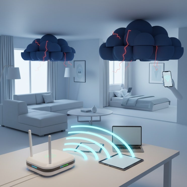  와이파이증폭기, 모르면 손해보는 1분 만에 Wi-Fi 속도 느릴 때 해결하는 초간단 방법