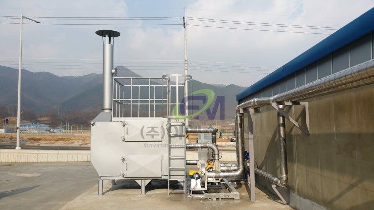  [ 대기오염방지시설 ] 흡착탑 ( A/C TOWER ) 포켓식 활성탄 흡착탑 시공사례.