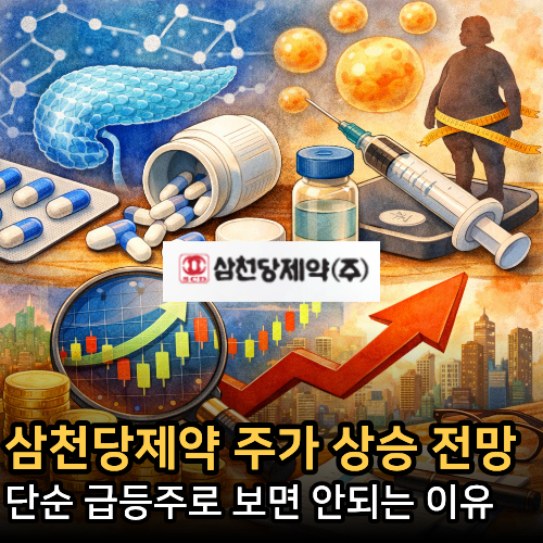  삼천당제약 주가 상승 전망, 단순 급등주로 보면 안되는 이유