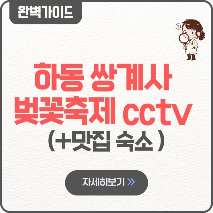  하동 쌍계사 벚꽃축제 cctv 벚꽃 개화시기 맛집 숙소 매화