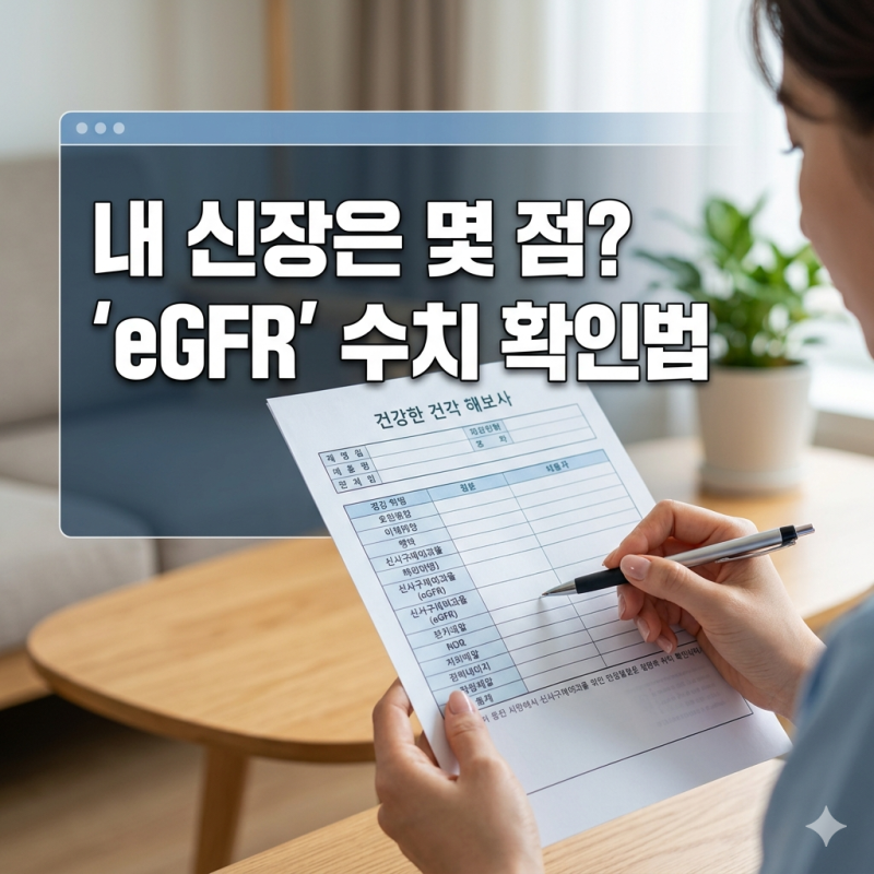 침묵의 살인자 신부전증, 신사구체여과율 수치 하나로 골든타임 잡는 법