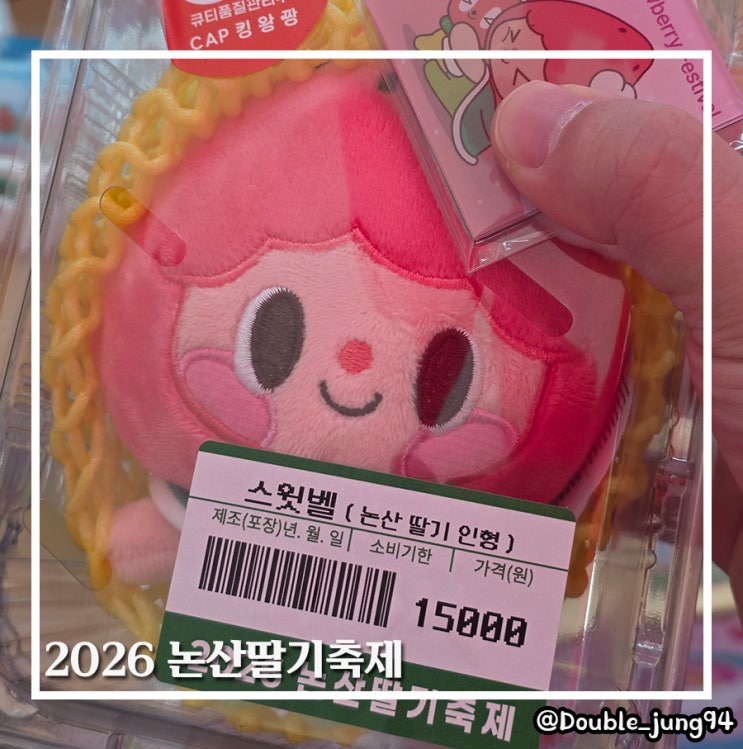  2026 충남 논산딸기축제 오픈런 feat. 인형, 성심당 딸기튀김소보루
