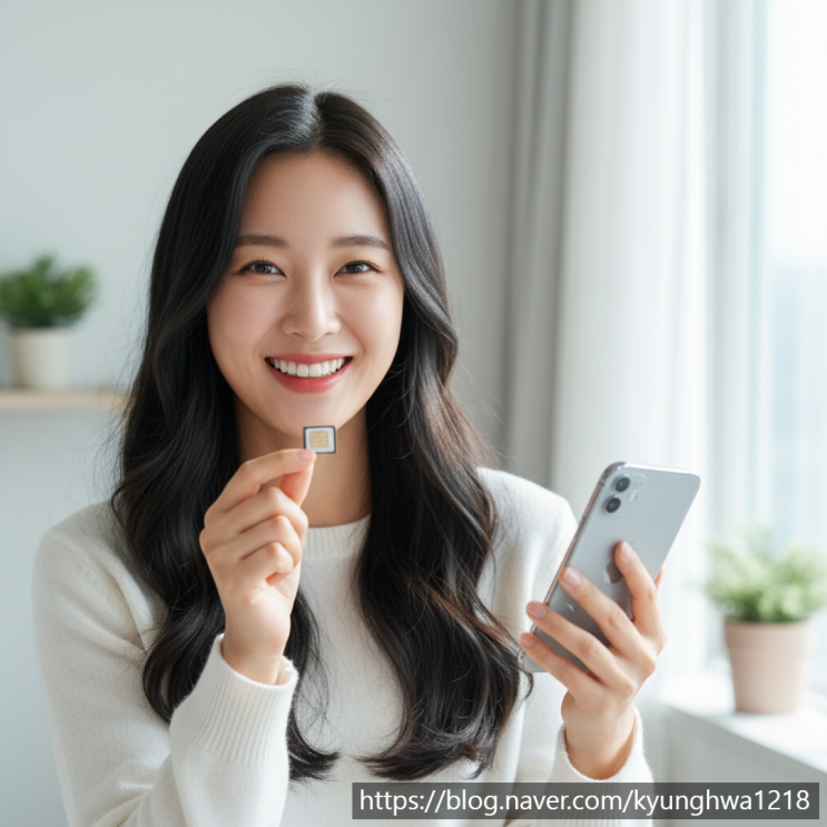  충주선불폰 방문 및 비대면 유심 개통 방법 안내