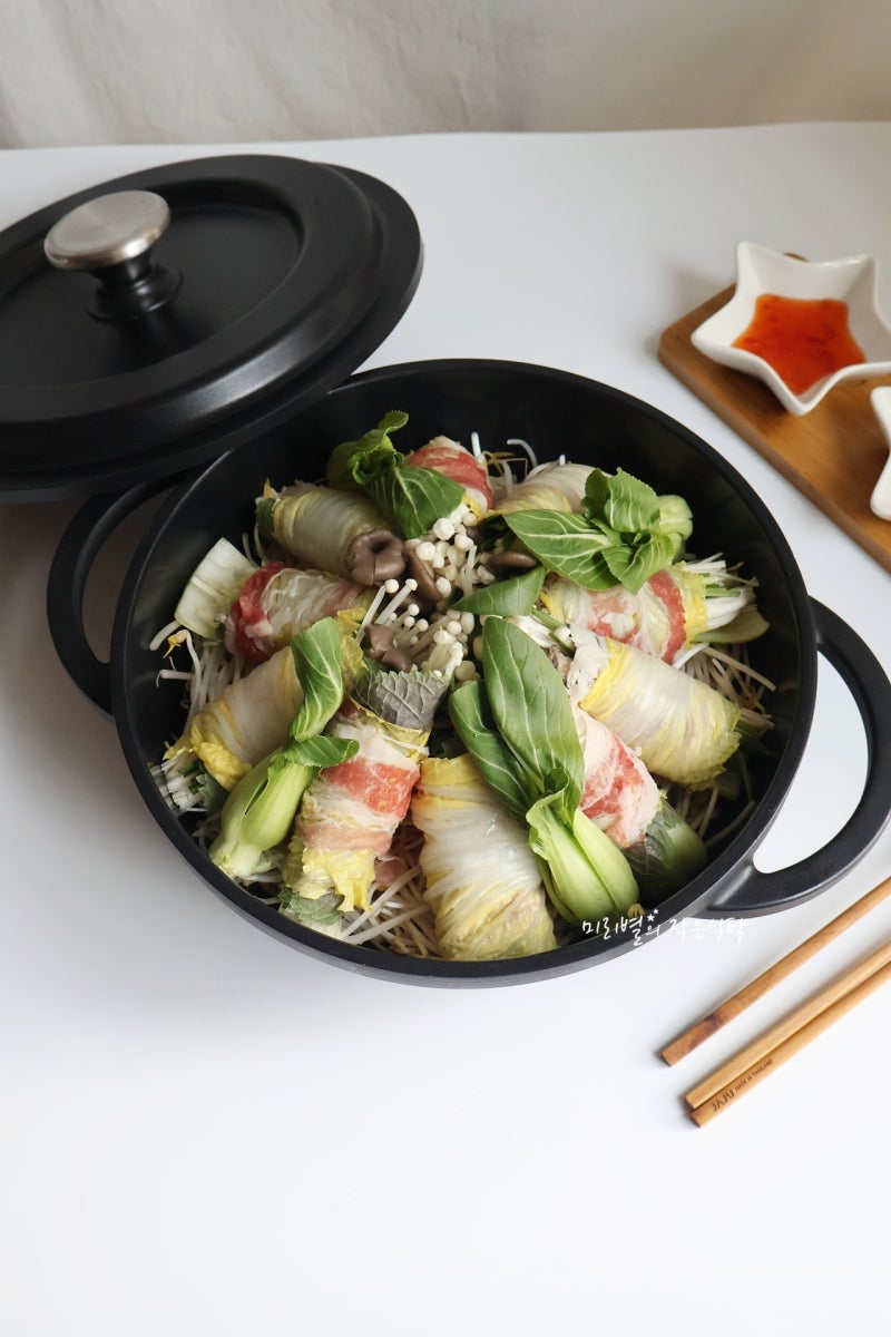 소고기숙주찜 소스 레시피 우삼겹숙주찜 레시피 소고기야채찜