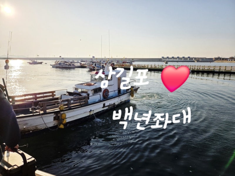 [삼길포항 백년좌대] 즐거운 초보낚시 내돈내산 후기